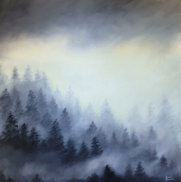Forêt dans la brume Jessica Fleurentin